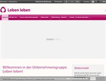 Tablet Screenshot of lebenleben.de